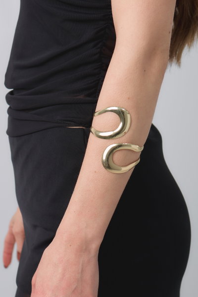 PULSERA DE METAL DORADO X UNIDAD