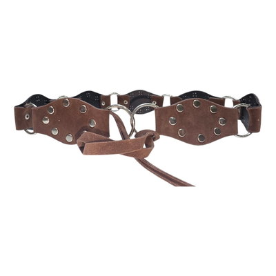 FAJITA GAMUZA CON LAZO CHOCOLATE 110CM X UNIDAD