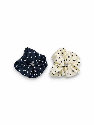 SCRUNCHIES GRANDES LUNARES X DOCENA