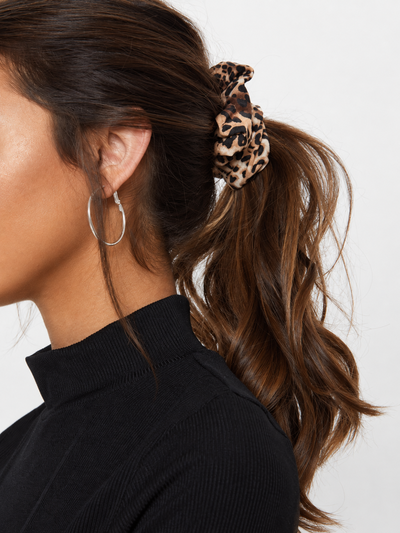 SCRUNCHIES LEOPARDO X DOCENA