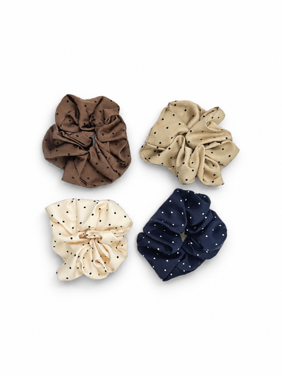 SCRUNCHIES GRANDES PREMIUM SEDA LUNARES X DOCENA