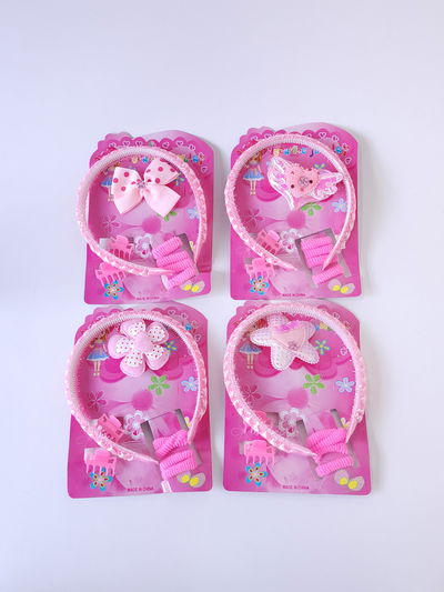 SET DE VINCHA Y ACCESORIOS X CARD