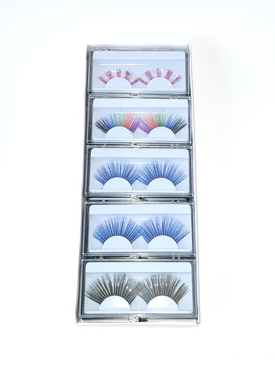 PESTAÑA X 10 EN CARD SURTIDAS