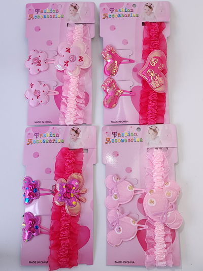 SET CON ACCESORIOS DE PELO X CARD