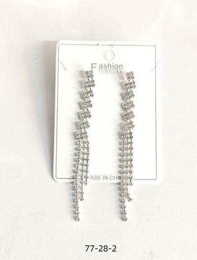 AROS LLUVIA CON STRASS X PAR