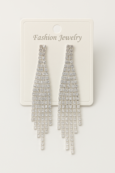 AROS LLUVIA CON STRASS X PAR