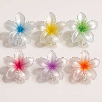 BROCHE FLOR COLORES SURTIDOS X DZ