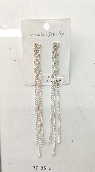 AROS LLUVIA CON STRASS X PAR