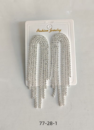 AROS LLUVIA CON STRASS X PAR