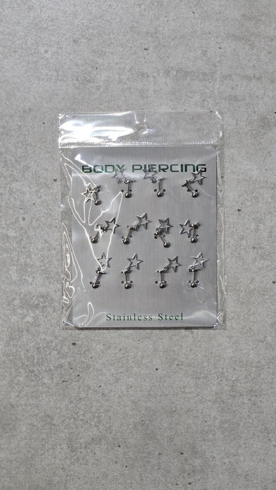 AROS PIERCING X 12 PCS CON FORMAS