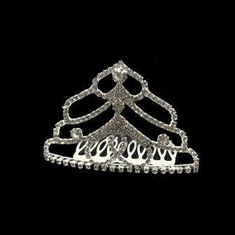 CORONA DE STRASS PEINETA X PCS
