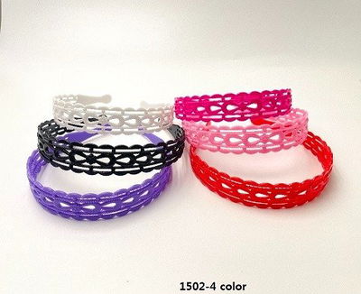 VINCHAS PLASTICA CON FORMA X 12 COLORES SURTIDOS