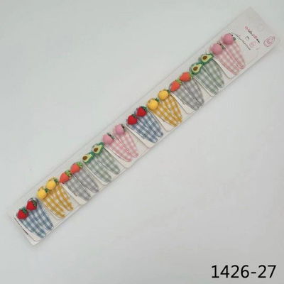 TIC TAC C.APLIQUE FRUTAS Y VERDURAS X 10 PARES EN CARD