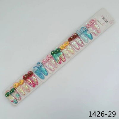 TIC TAC C.APLIQUE ANIMALES X 10 PARES EN CARD