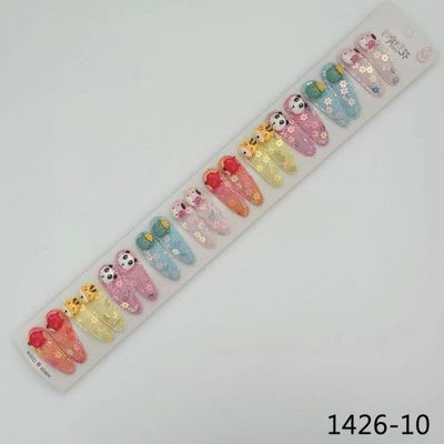 TIC TAC C.APLIQUE ANIMALES X 10 PARES EN CARD