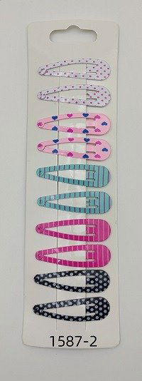 TIC TAC CHAPA PINTADO X 10 PCS EN CARD 5 CM