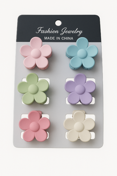 BROCHES MEDIANOS X 6 EN CARD