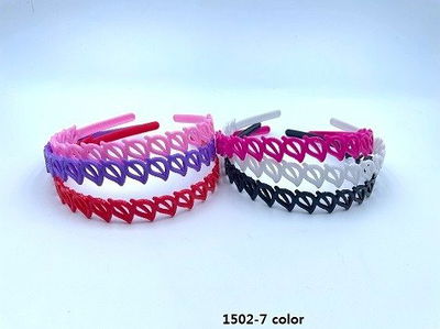 VINCHAS PLASTICA CON FORMA X 12 COLORES SURTIDOS