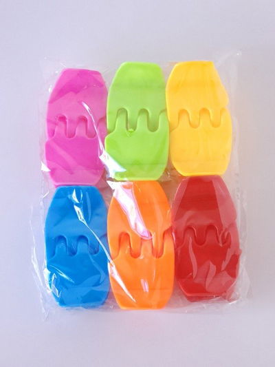 BROCHES JUMBO X 12 4.5 CM LISOS
