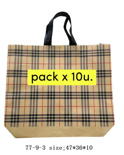 BOLSO COMPRA L 47X36X10 X PCS