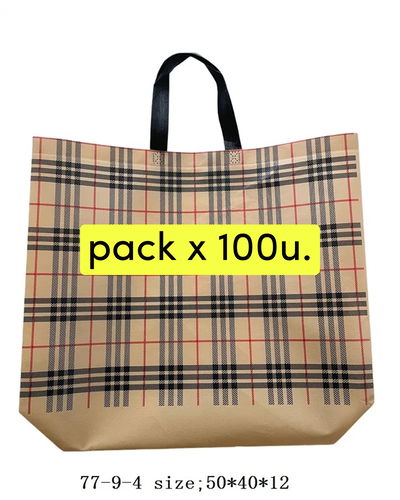 BOLSO COMPRA XL 50X40X12 X 100PCS