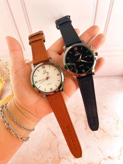 Reloj de Hombre Omega (Marrón)