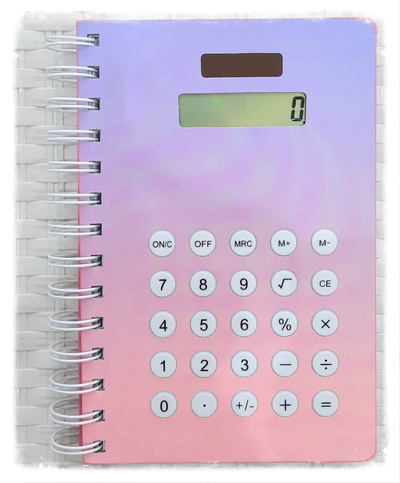 CUADERNO CON CALCULADORA