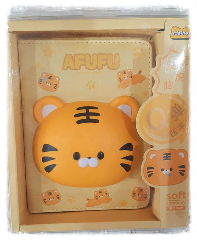 CUADERNO CON SQUISHI TIGRE