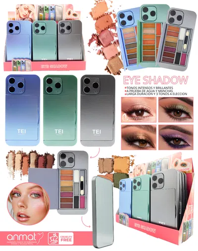 PALETA DE SOMBRAS CELULAR TEI