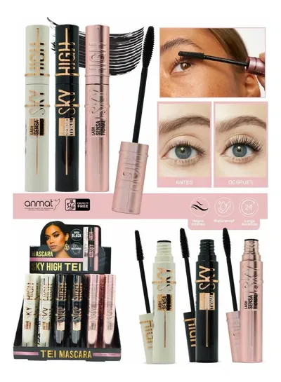 MASCARA DE PESTAÑAS TEI  SKY HIGH WATERPROOF 16ml 