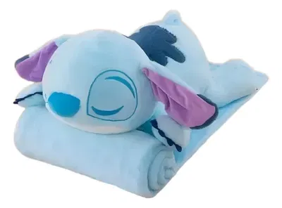 PELUCHE STITCH DORMILON CON MANTA 