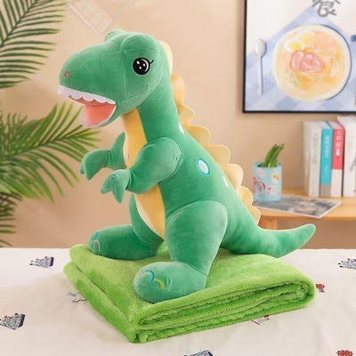 PELUCHE DINOSAURIO CON MANTA