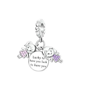 Charms hermanas niñas