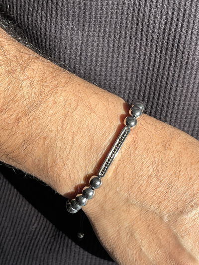 Pulsera de acero ajustable 