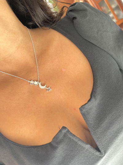 Conjunto Luna y estrellas 