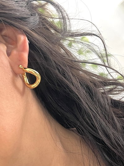 Argollas torcidas . 