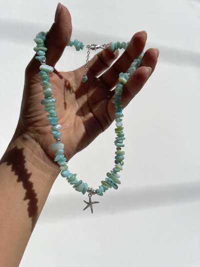 Collar amazonita Mar serena