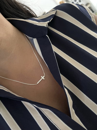 Conjunto cruz horizontal con micropave