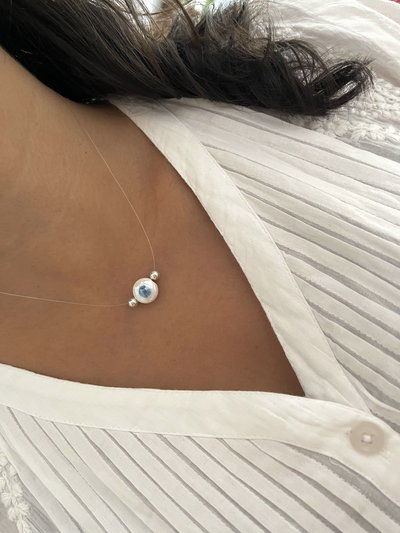 Collar invisible ojo turco 