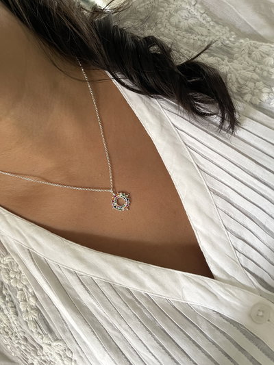 Conjunto dije rosa de los vientos