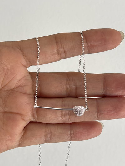 Conjunto corazón rosa