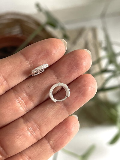 Minis Huggies con micropave 9 mm