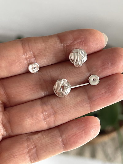 Aros pasantes nudo de 4 hilos