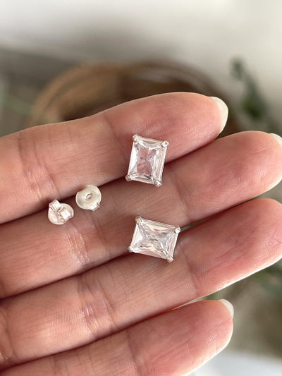 Aros pasantes rectangulares de zirconias