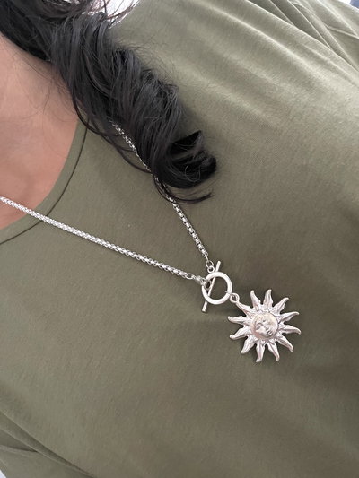 Collar dije sol con cierre marinero