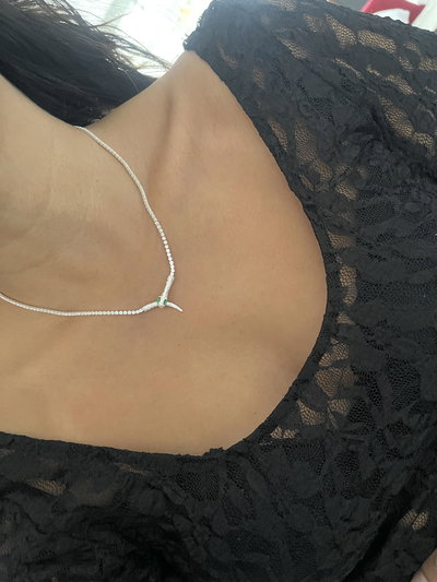 Collar serpiente brillo