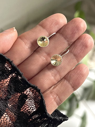 Aros brisuras redondos chicos amarillo