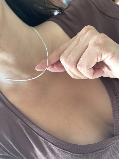 Cadena modelo espejito 45 cm