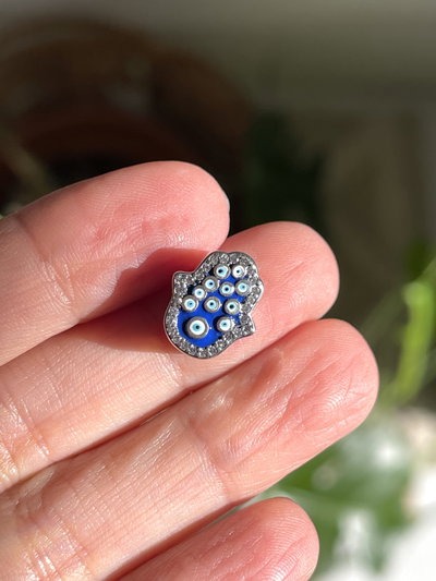 Dije Charms mano de Fátima con ojos turcos 