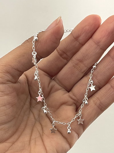 Pulsera estrellas y bolitas 